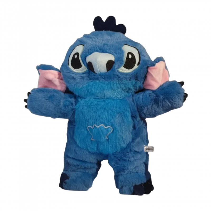 Дишаща играчка Стич с музика и светлини, 30 см