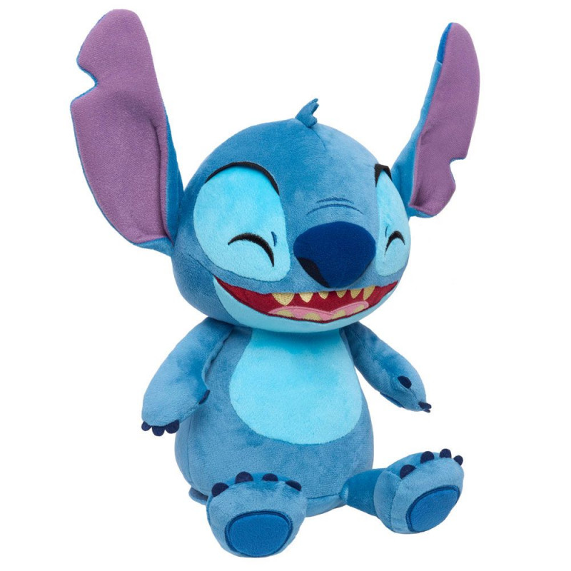 Плюшена интерактивна играчка смеещ се Stitch, Лило и Стич, 28 см