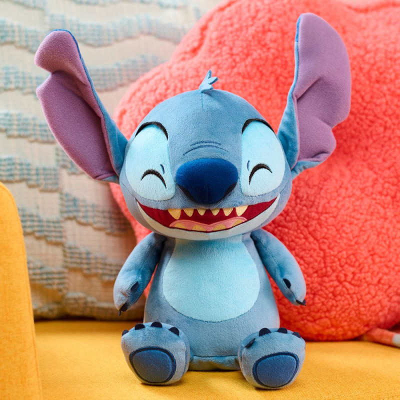 Плюшена интерактивна играчка смеещ се Stitch, Лило и Стич, 28 см