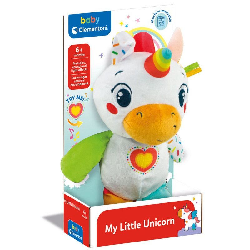 Плюшен музикален Еднорог, 16 см 
