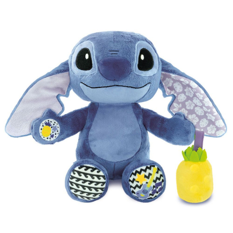Плюшена интерактивна играчка Stitch, Лило и Стич, 30 см