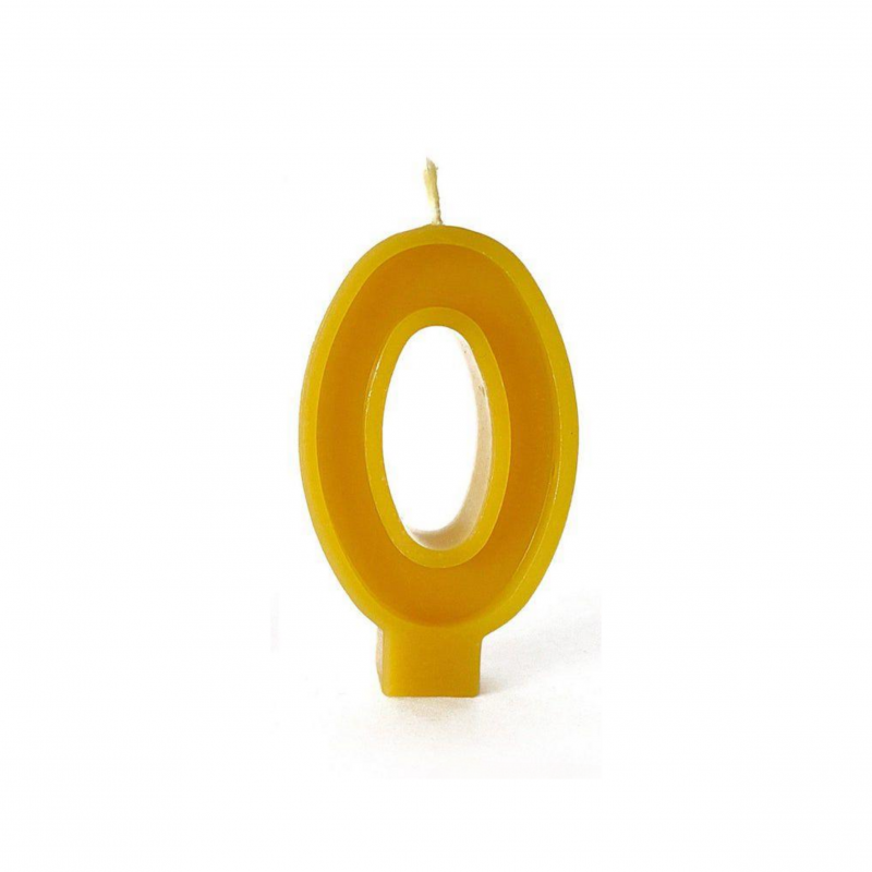 Свещичка за рожден ден от пчелен восък