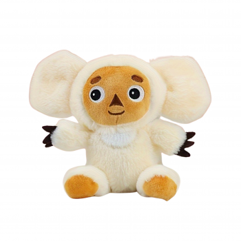 Плюшен ключодържател Чебурашка, бежава, 12 см