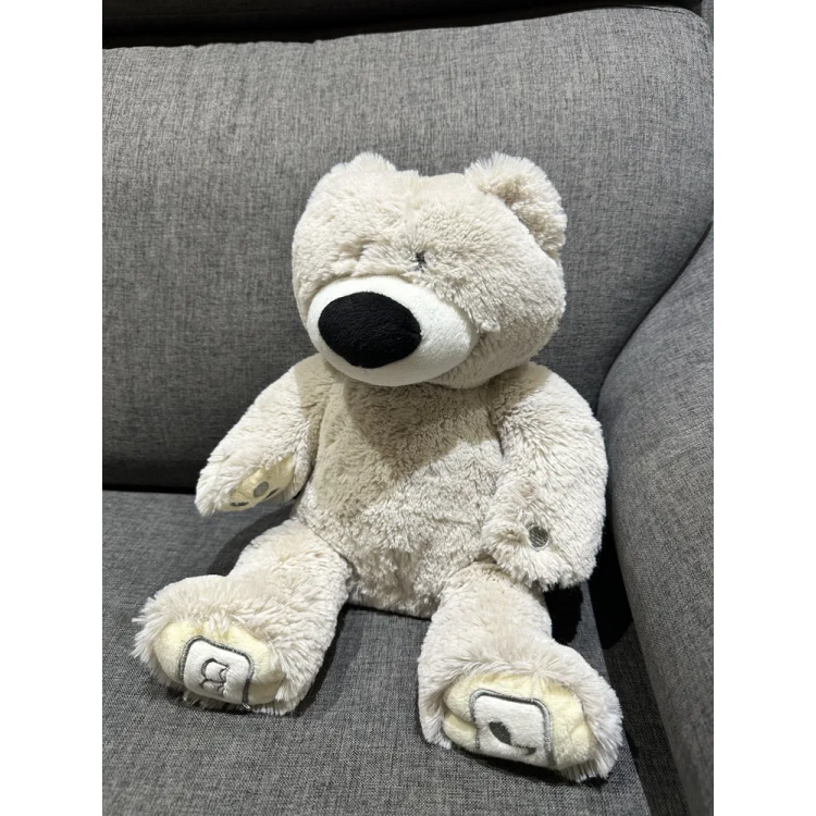 Интерактивна плюшена играчка Мечето Лу в сиво