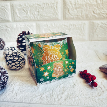 Коледна ароматна свещ в чаша Holly Jolly