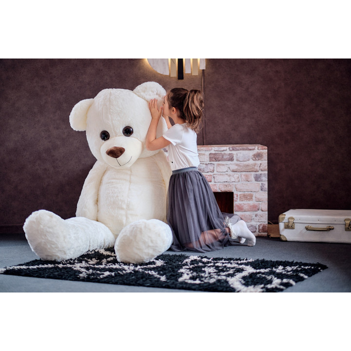 Плюшен мечок с дълги крака, екрю, 200 см