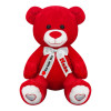 Плюшено мече с надписана панделка, червено, 40 см