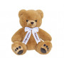 Плюшено мече Aurora с надписана панделка, кафяво, 18 см 