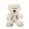 Плюшено мече с надписана панделка, бежаво, 30 см
