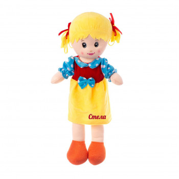Мека кукла Виктория с надпис, 40 см