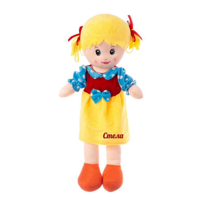 Мека кукла Виктория с надпис, 40 см
