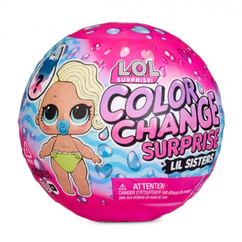 Кукла L.O.L. - Lil Sisters с промяна на цвета
