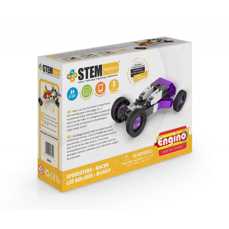 Детски конструктор Енджино СТЕМ - Герой състезател