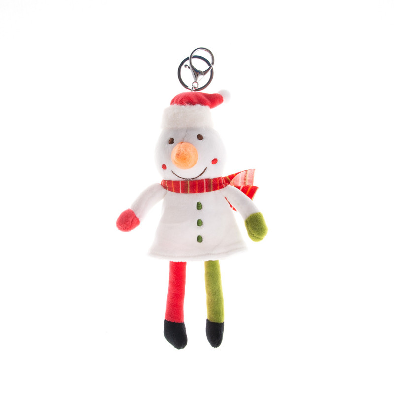 Плюшен ключодържател Снежко, 12 см