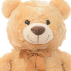 Плюшен мечок с кафяви лапички, светло кафяв, 90 см