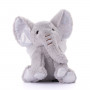 Плюшено слонче Ангел, сив, 30 см