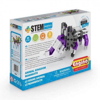 Детски конструктор Енджино СТЕМ - Герой мамут