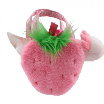 Плюшена играчка Аврора - Аксолоти в чантичка, 20 см