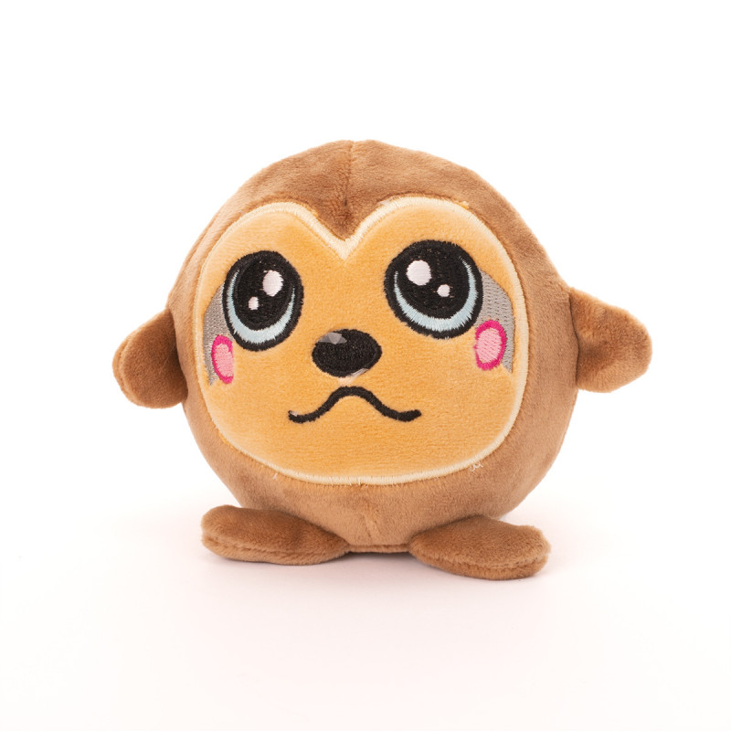 Бавнорастящо плюшено скуиши Тъжно куче, 10 см