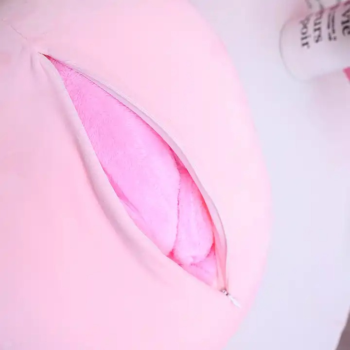 Плюшена възгланичка прасенце, 40 см + одеалце