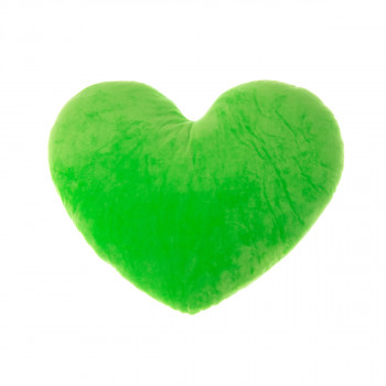 Плюшено сърце, зелено, 48 см