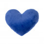 Плюшено сърце, турско синьо, 48 см