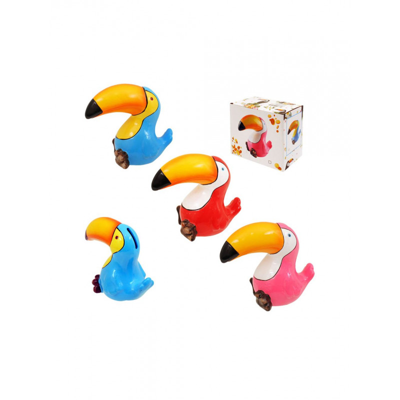 Касичка Тукан в червено