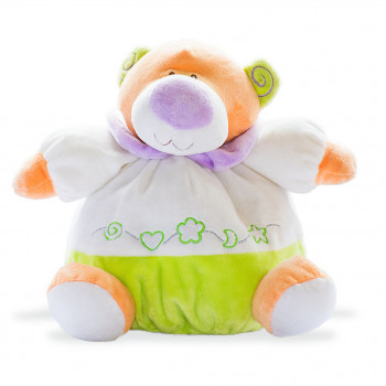 Плюшено мече с дрънкалка, 25 см