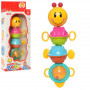Бебешка гризалка и дрънкалка Гъсеница