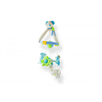 Бебешка плюшена въртележка с дрънкалки, 60 см