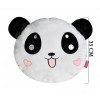 Плюшена възглавничка панда със сърчица, 35 см
