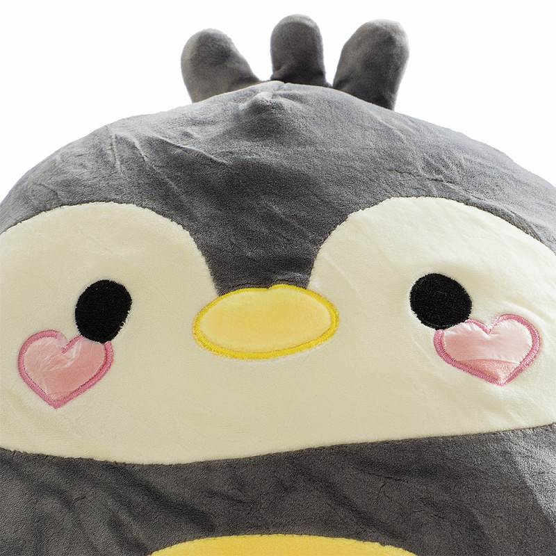 Плюшена възгланичка пингвин, 40 см + одеалце