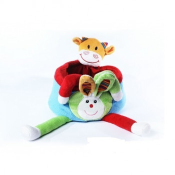 Детски панер с кравичка и  зайче