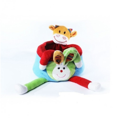 Детски панер с кравичка и  зайче