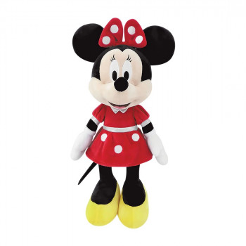 Плюшена играчка Мини Маус с червена рокличка, 45 см
