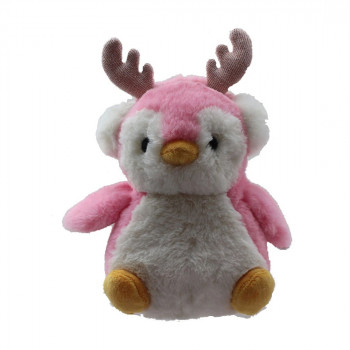 Плюшен пингвин Aurora, розов, 16 см