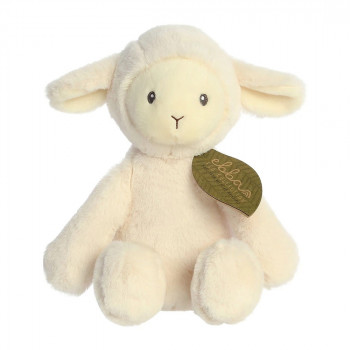Плюшено агънце Aurora Eco, бяло, 24 см