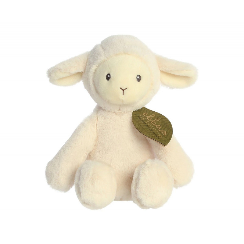 Плюшено агънце Aurora Eco, бяло, 24 см