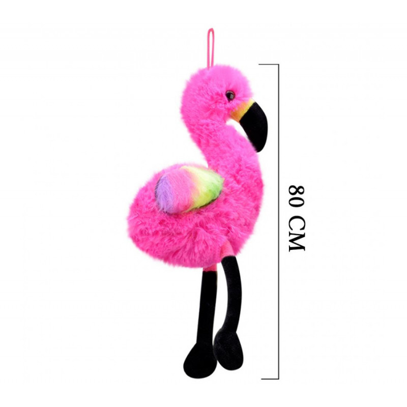 Плюшено фламинго гигант в розово