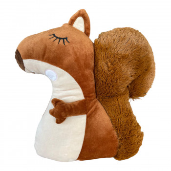 Плюшена възглавничка катеричка, 36 см