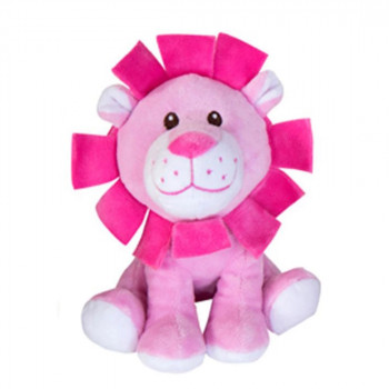 Плюшено лъвче в розово