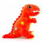 Плюшен динозавър Тото, червен, 22 см