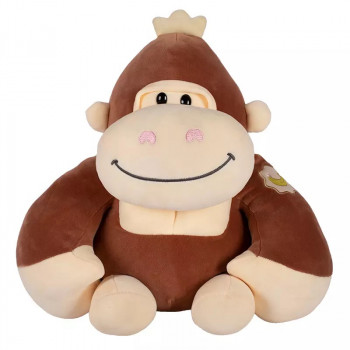 Плюшена горила, кафява, 22 см
