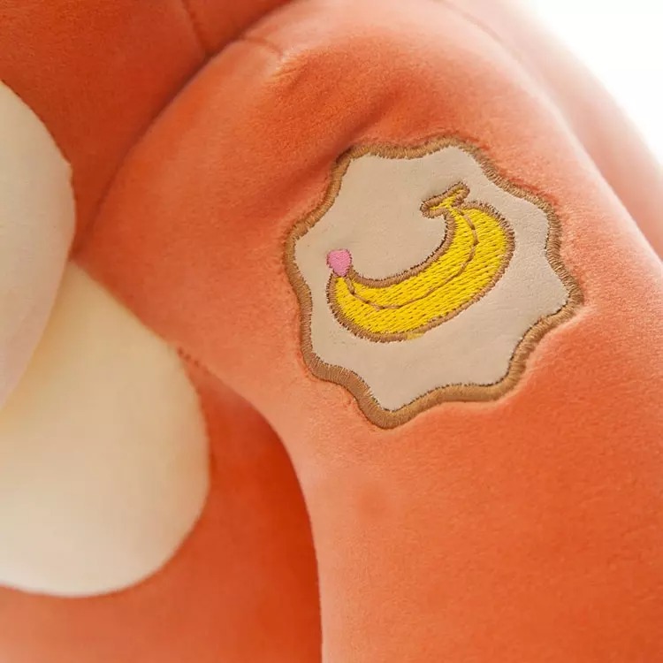 Плюшена горила, розова, 22 см