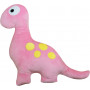 Плюшен динозавър Пинки, розов, 40 см