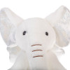 Плюшено слонче Ангел, бял, 30 см