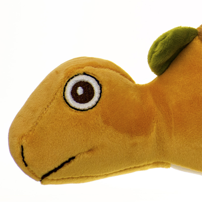 Плюшен динозавър Максим, оранжев, 30 см