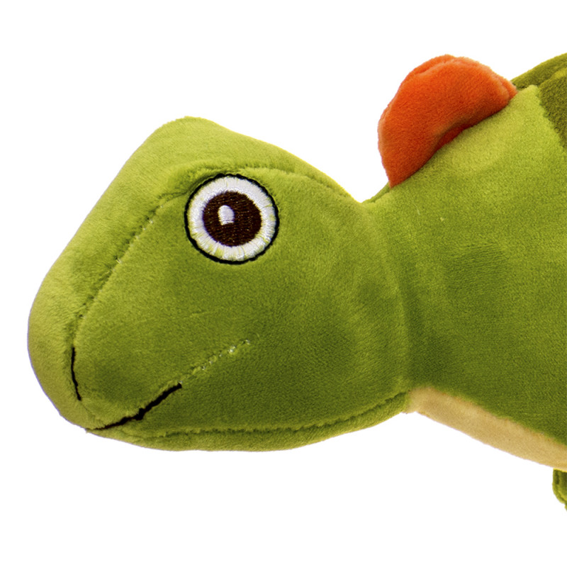 Плюшен динозавър Денис, зелен, 30 см