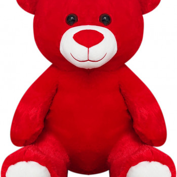 Плюшено мечe, червено, 40 см
