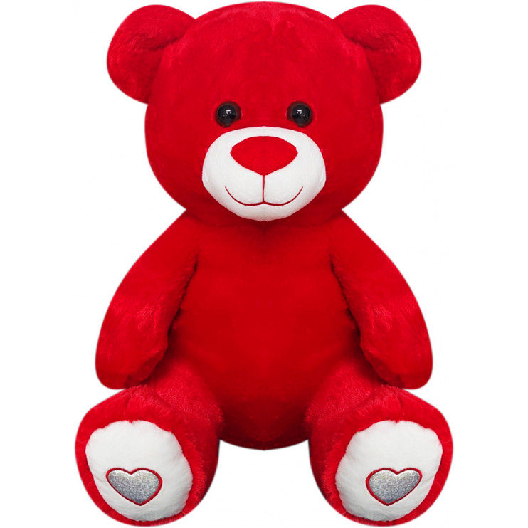 Плюшено мечe, червено, 40 см